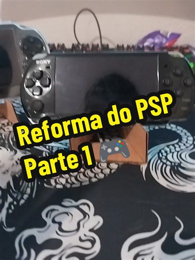 Reformando PSP 🎮 Nesse vídeo começamos a saga da reforma completa do PSP, bora deixar esse console zerado pra coleção 🎮 #psp #retrogames #reforma #paidosmacetes