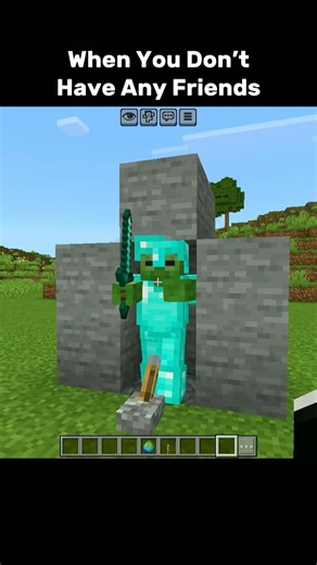 Minecraft But It’s Just Me And The Mobs 😂👀