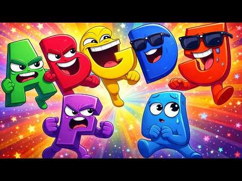 ABC Song | Learn Uppercase Letters | Colorful Alphabet Song for Kids