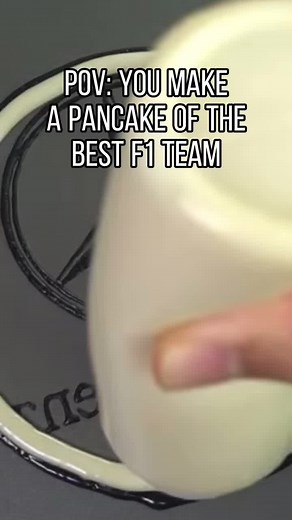 Make a Pancake Inspired by the Red Bull Logo