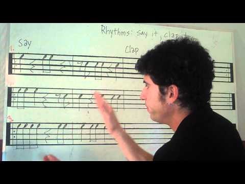 Counting Rhythms: Say & Clap Video 2