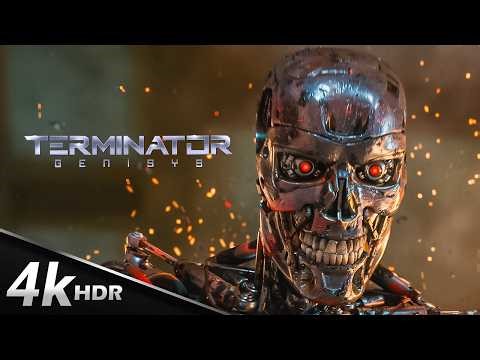 Final Fights in Terminator Genisys: 4K HDR Arnold Schwarzenegger's | Sci-Fi Movie Review