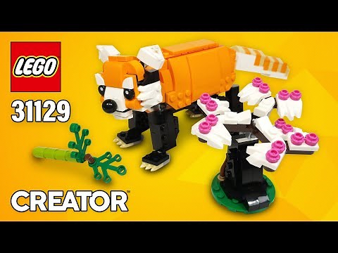 LEGO Red Panda [31129] from Creator | Majestic Tiger | Building Instructions | Top Brick Builder