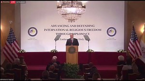 Today, Secretary Pompeo delivered remarks at the U.S. Embassy to the Holy See Symposium on Advancing and Defending Religious Freedom through Diplomacy. [Full Remarks (1/2)] | U.S. Department of State