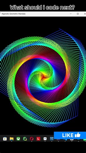 Python Turtle: I Programmed This Impossible Looking Pattern 🤯Creative Coding #05