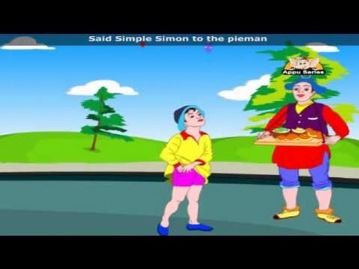 Simple Simon with Lyrics - Nursery Rhyme