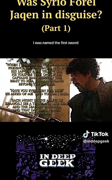 Syrio Forel and Jaqen H'ghar Theory Explained