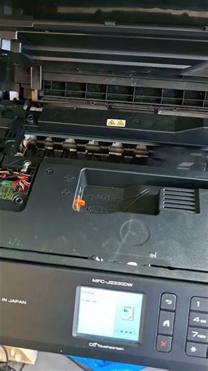 Brother MFC-J2330DW Printer printhead clogged #PrinterRepair #PrintheadCleaning #ComputerTechnician