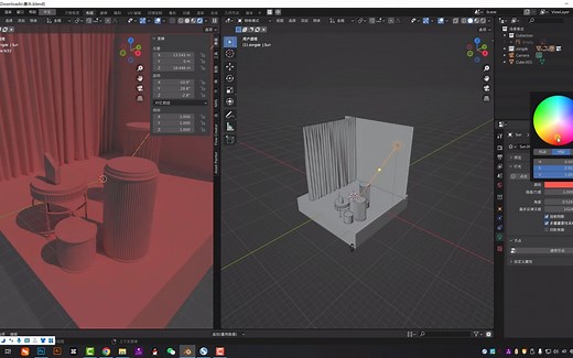 1.blender灯光日光参数小课堂