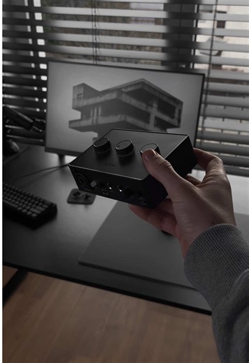 Fifine Ampligane1 XLR interface. Best budget XLR interface? (my XLR cable wasnt long ebough) @Irene Chin @Fifine link in bio! #fifine #techtok #minimalism #tech #fifinemicrophone