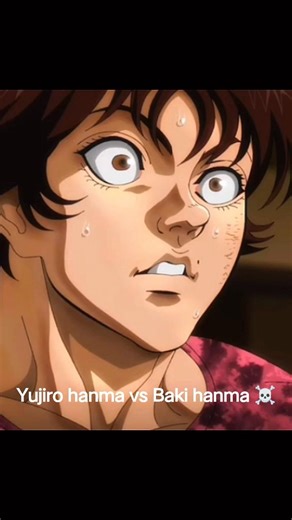 Father vs son no skill only strength😱☠️ #bestshort #baki #animecharacter #youtubeshorts #anime