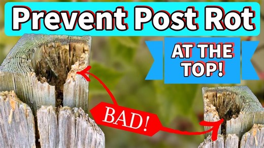 Stop Fence Post Rot with This Trick