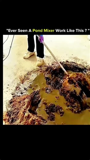 ANYTHING EXPLAINED on Instagram: "This isn’t just stirring mud—it’s science in motion. A pond mixer works beneath the surface to keep water alive, breaking up settled sludge, redistributing oxygen, and restoring balance to stagnant ponds. What looks messy is actually precision work that improves water quality, prevents harmful gas buildup, and supports aquatic life. Sometimes, the most important systems don’t look clean—but they make everything healthier. • Breaks down sludge and organic buildup