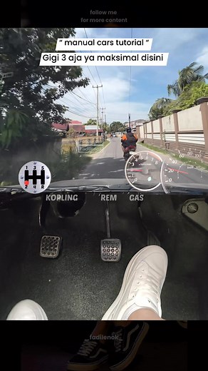 Maksimal gigi 3 disini #tutorial #viralreels #reelsviral #mobilmanual #reels #usa #drivingschool #automotive | Fadil Enok