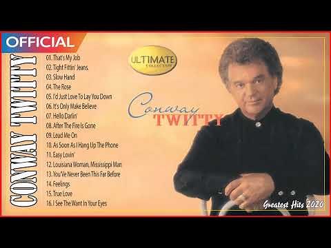 Conway Twitty Greatest Hits Full Album - Conway Twitty Best Songs Playlist