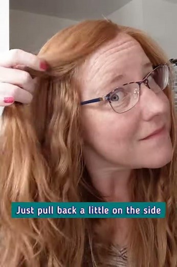 Quick Hair Hack ~ Keep Hair Out of Your Face with a Lilla Rose Hair Clip! #bangs #shorts