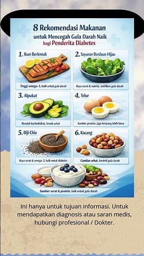 8 Rekomendasi makanan untuk mencegah gula darah naik bagi penderita Diabetes