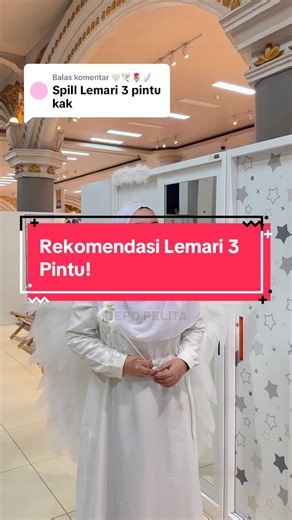 Lemari 3 Pintu Avery – Solusi Penyimpanan Modern & Rapi