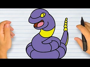 How to Draw Pokémon Ekans | Step by Step Simple and Easy
