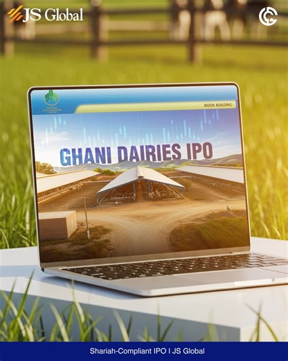 Strike Price Confirmed ! Following the conclusion of Ghani Diaries Book Building process, JS Global is pleased to announce that the Strike Price has been set at PKR 33.00 per share. We thank all investors for their participation in valuing this premier dairy asset and for trusting us in this landmark offering. The General Public offering will take place on 9th and 10th February, 2026. For further assistance: Call: ( 92-21) 111 574 111 Email: customercare@js.com Visit: https://www.jsglobalonline.