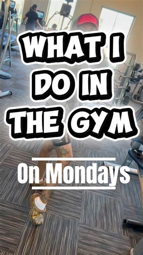 What I do in the gym on Mondays | Roxanne Cliche