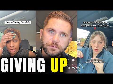 Americans Are GIVING UP On Everyday Life... Cost Of Living Is Too Expensive