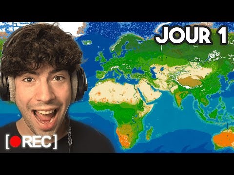 🔴Ouverture de mon serveur qui reproduit la Terre sur Minecraft..