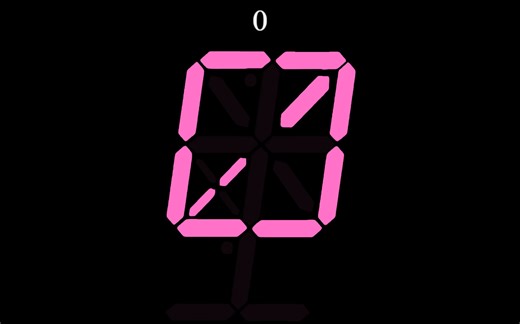 自制 22段数码管显示风格显示数字、拉丁字母、希腊字母、西里尔字母、符号的字形设计（包括大小写及特殊字母）