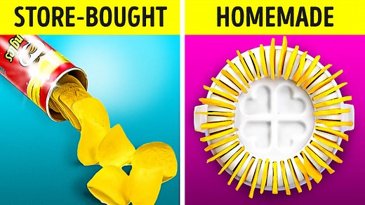 Store-bought vs homemade || delicious snacks you can make at home: | FoodGasmic