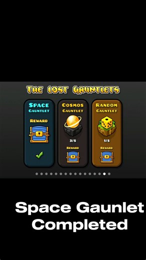 Space Gauntlet 🌃| Geometry Dash #gd #trending #shorts