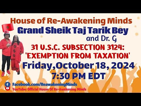 Taj Tarik Bey & Dr. G - Exemption From Taxation