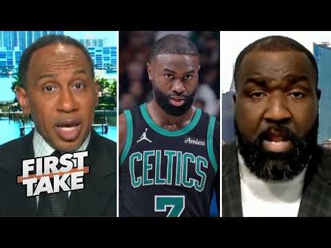 FIRST TAKE | Celtics look like the team to beat in the East after Brown’s performance - Perk to SAS