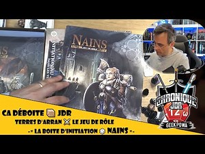 Ça déboite 🎲🧝📦 Terres d'Arran les Nains, boite d'initiation au jeu de rôle