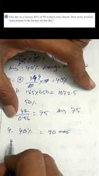English Version Class 5 Math Solution Chapter 6 No 4 | Easy Math Solutions | Reels #shorts #maths