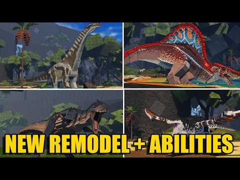 SURPRISE Jurassic Blocky Update! NEW Remodels + NEW Map! | Jurassic Blocky