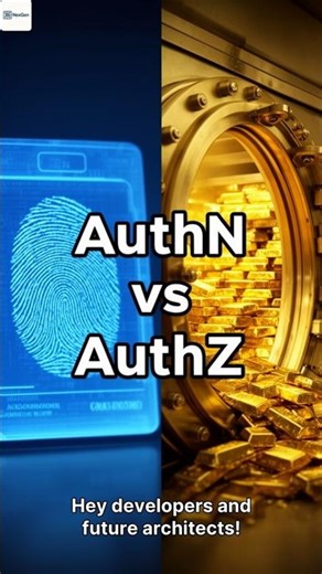 AuthN vs AuthZ #softwarearchitect #programming #coding #securecloud #authN #authz