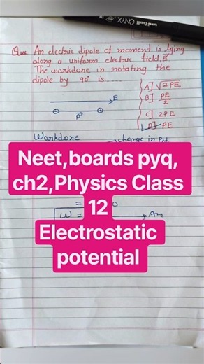 Here electric field is given and an electric dipole is placed in the direction of electric field
