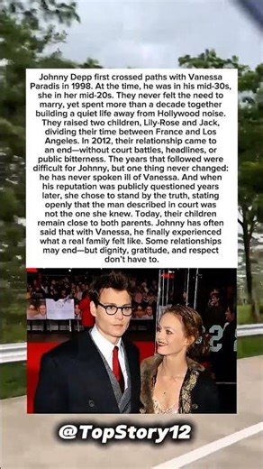 Why Johnny Depp and Vanessa Paradis Never Married. #shorts #celebrity #hollywood