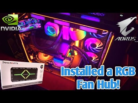 Installed a new RGB & Fan Hub to my PC