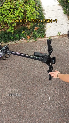 ZWHEEL ZSE2+ZSB1=? #foldingscooter #escooter #scooterride #zwheelescooter