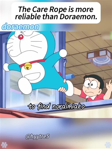 The Care Rope is more reliable than Doraemon.#anime #fyp #movie #funny #doraemon
