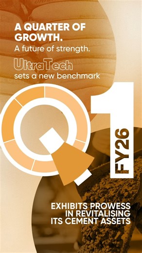 Aditya Birla Group | @ultratech.cement Q1 FY26 earnings underscores our momentum: ₹21,040 crores in consolidated net sales, ₹2,226 crores in PAT, and a grey... | Instagram