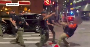 Several Detroit police officers under investigation after Greektown punch as new video emerges