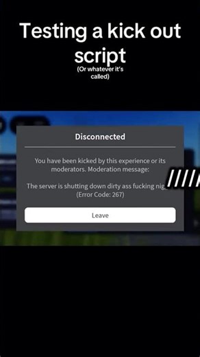 Kick out script #code #exploiting #fun #robloxmemes #roblox #robloxshorts #xybca #youtube #fyp #fypシ