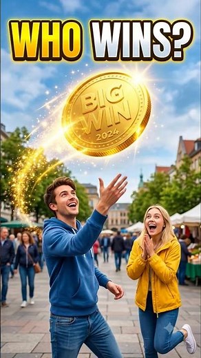 Alex and Emma's Giant Coin Flip Challenge! 🪙😂 #shorts ‪@Alex_Emma_shorts‬