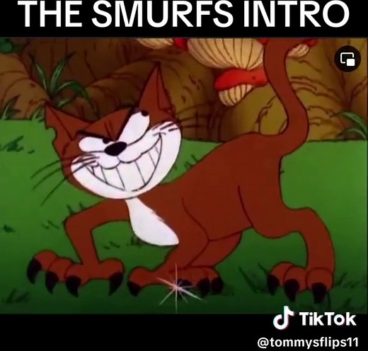 The Smurfs intro from the classic 1980’s cartoon. #thesmurfs #smurfs #cartoon #1980s #1980scartoons #gargamel #papasmurf #smurffette #nostalgia
