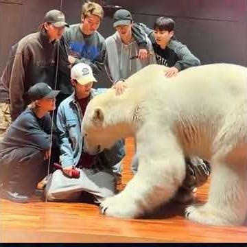 Bts meet Daddy bear 🐻#ai #aivideo #aishorts #bts #btsarmy #shorts