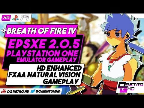 Breath of Fire IV PS1 HD | ePSXe EMU Gameplay | FXAA Natural Vision / 30ᶠᵖˢ