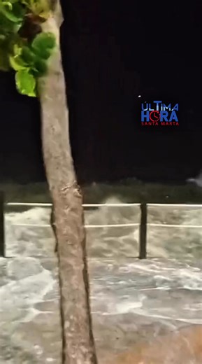 1.2M views · 14K reactions | Mar de leva en La Bahía de Santa Marta luego del paso del huracán Melissa, el cual pasa por Jamaica. | Última Hora Santa Marta | Facebook