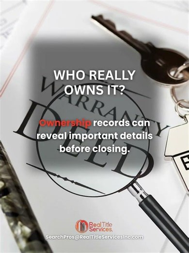 WHAT IS A TITLE SEARCH? Hidden Property Problems It Can Reveal